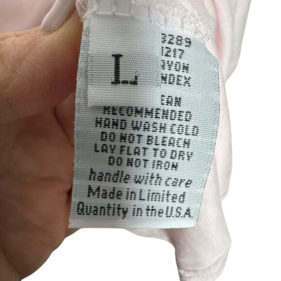 Michael Lauren Pink Distressed Ziggy V Neck Tee size large womens NWT t-shirt - Picture 5 of 8